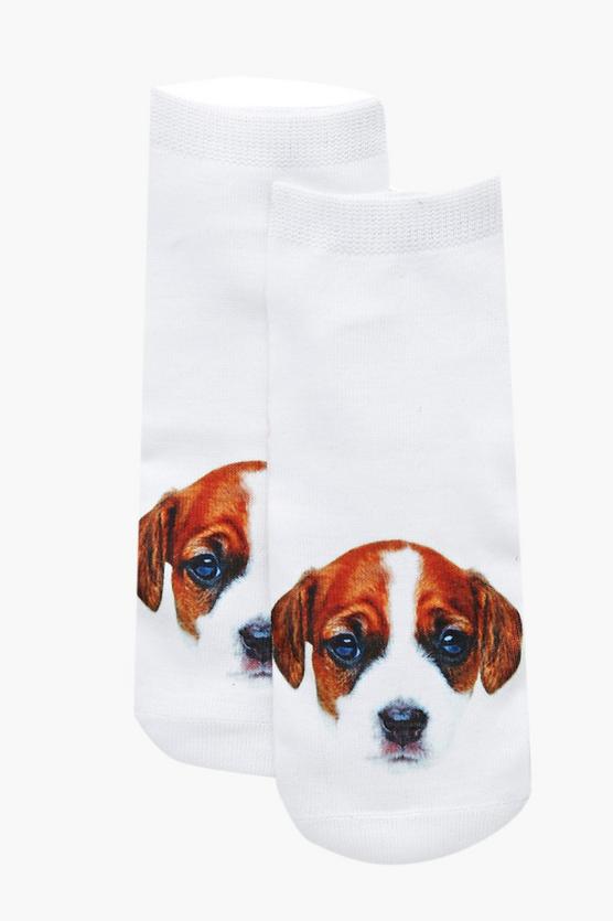 Libby Jack Russel Puppy Ankle Socks